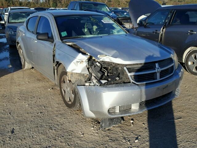 1B3LC46K08N586266 - 2008 DODGE AVENGER SE SILVER photo 1