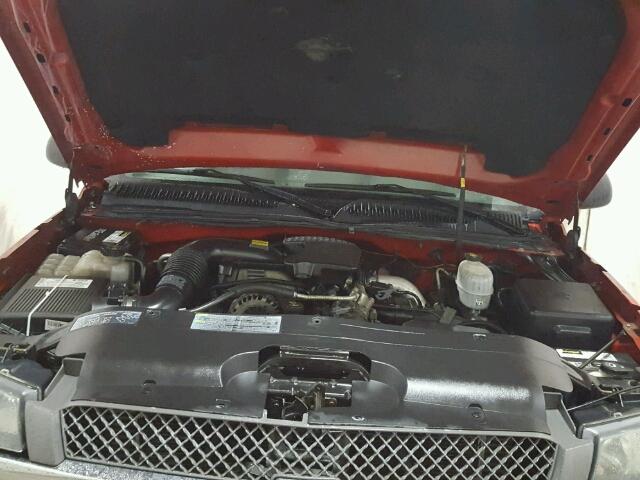 1GCHK29275E340351 - 2005 CHEVROLET SILVERADO RED photo 7