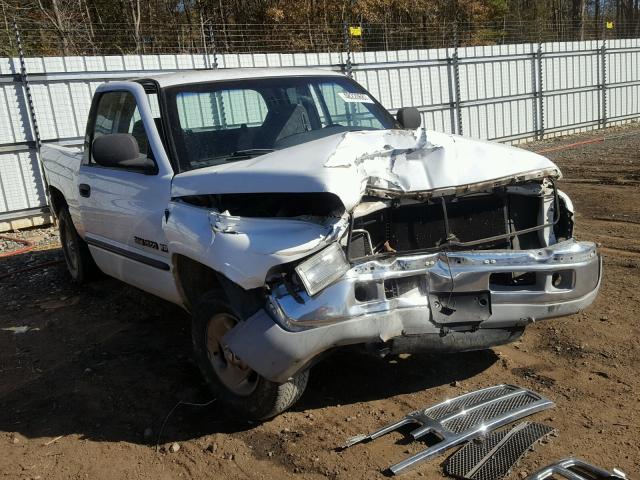 1B7HC13Y31J580437 - 2001 DODGE RAM 1500 WHITE photo 1