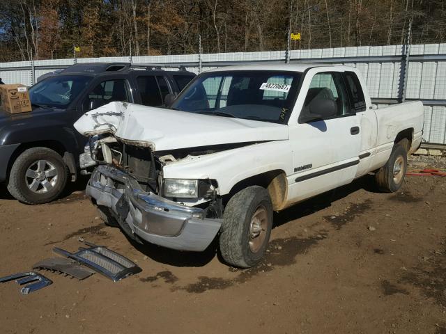 1B7HC13Y31J580437 - 2001 DODGE RAM 1500 WHITE photo 2