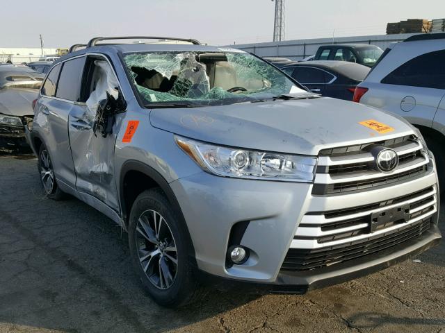 5TDZZRFH3HS232194 - 2017 TOYOTA HIGHLANDER SILVER photo 1