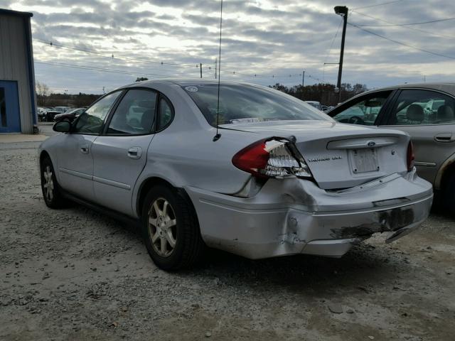 1FAFP56U86A160245 - 2006 FORD TAURUS SEL SILVER photo 3