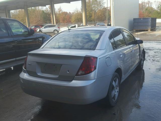 1G8AL55F36Z144274 - 2006 SATURN ION LEVEL SILVER photo 4