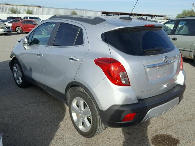 KL4CJCSBXGB590629 - 2016 BUICK ENCORE SILVER photo 3