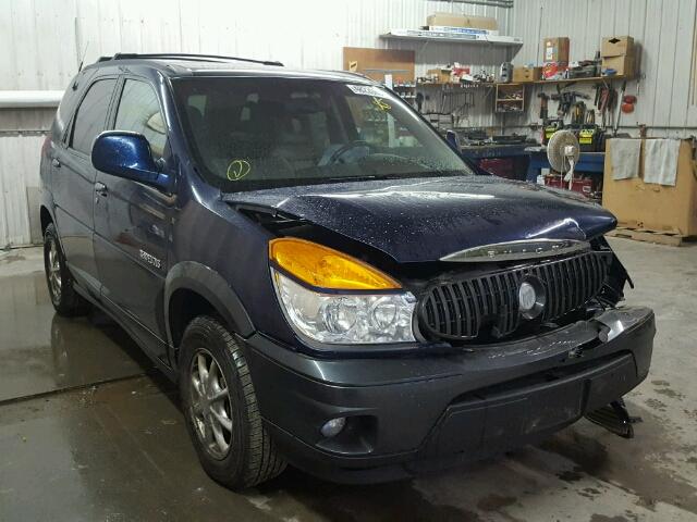 3G5DB03E22S584732 - 2002 BUICK RENDEZVOUS BLUE photo 1