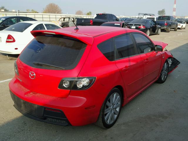 JM1BK34M371660992 - 2007 MAZDA SPEED 3 红色 照片 4
