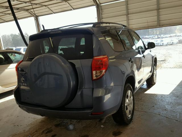 JTMZD33V886077602 - 2008 TOYOTA RAV4 BLUE photo 4