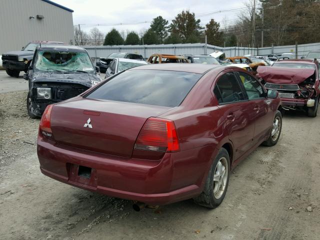 4A3AB36F76E075881 - 2006 MITSUBISHI GALANT ES RED photo 4