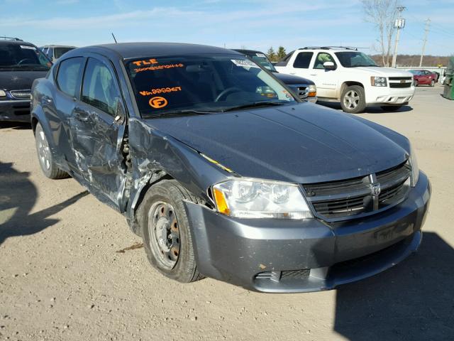 1B3CC4FB5AN222267 - 2010 DODGE AVENGER SX GRAY photo 1