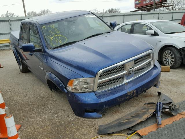 1D7RV1CT6AS165423 - 2010 DODGE RAM 1500 BLUE photo 1