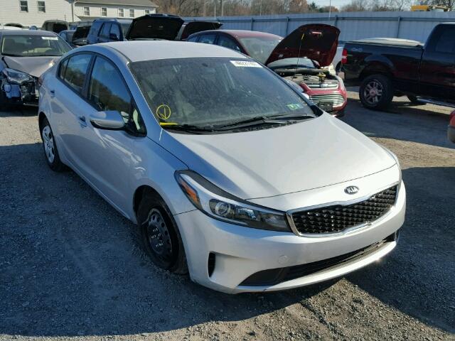 3KPFK4A72HE148354 - 2017 KIA FORTE LX SILVER photo 1