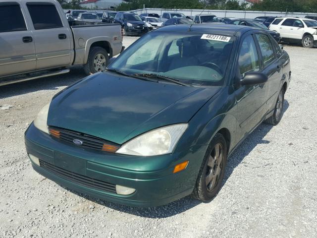 1FAFP38311W297452 - 2001 FORD FOCUS ZTS GREEN photo 2