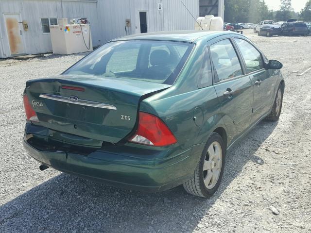 1FAFP38311W297452 - 2001 FORD FOCUS ZTS GREEN photo 4
