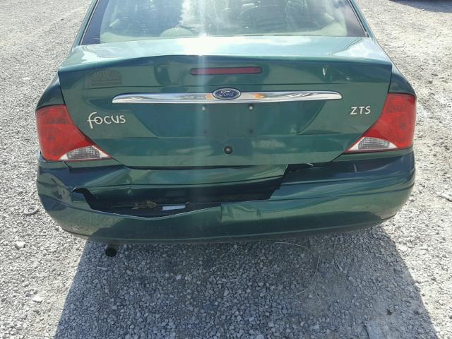 1FAFP38311W297452 - 2001 FORD FOCUS ZTS GREEN photo 9