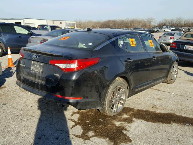 5XXGR4A62DG139212 - 2013 KIA OPTIMA SX BLACK photo 4