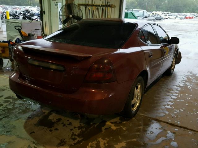 2G2WP522341232804 - 2004 PONTIAC GRAND PRIX MAROON photo 4