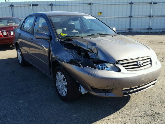 2T1BR32E74C223253 - 2004 TOYOTA COROLLA GRAY photo 1