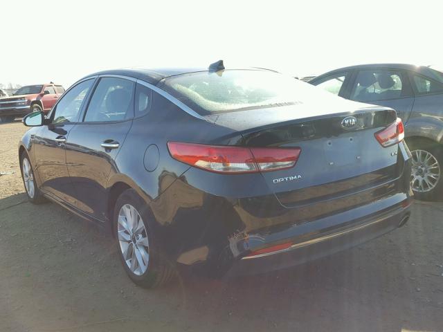 5XXGU4L36GG040530 - 2016 KIA OPTIMA EX BLACK photo 3