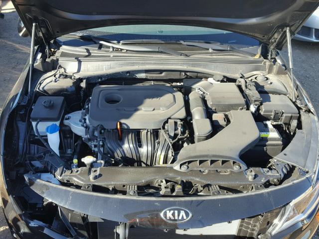 5XXGU4L36GG040530 - 2016 KIA OPTIMA EX BLACK photo 7