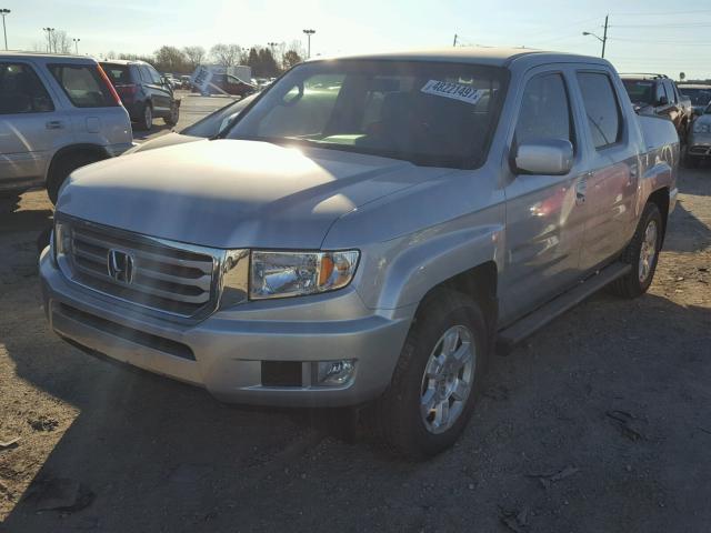 5FPYK1F46CB453680 - 2012 HONDA RIDGELINE SILVER photo 2