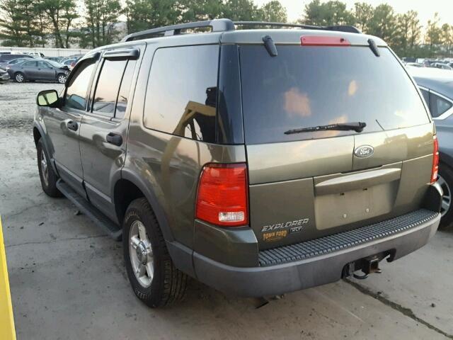 1FMZU73K33UC53890 - 2003 FORD EXPLORER X GREEN photo 3