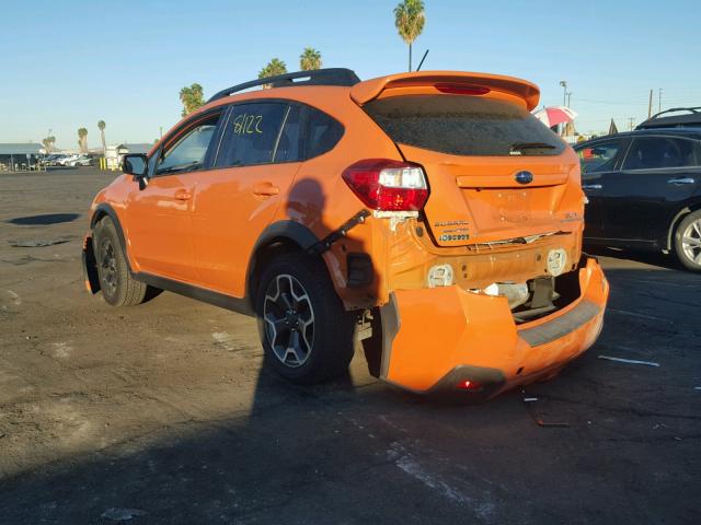 JF2GPAMC2F8248170 - 2015 SUBARU XV CROSSTR ORANGE photo 3