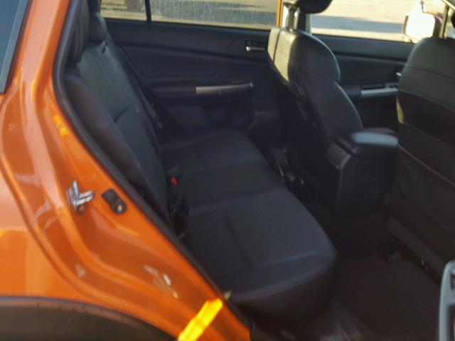 JF2GPAMC2F8248170 - 2015 SUBARU XV CROSSTR ORANGE photo 6