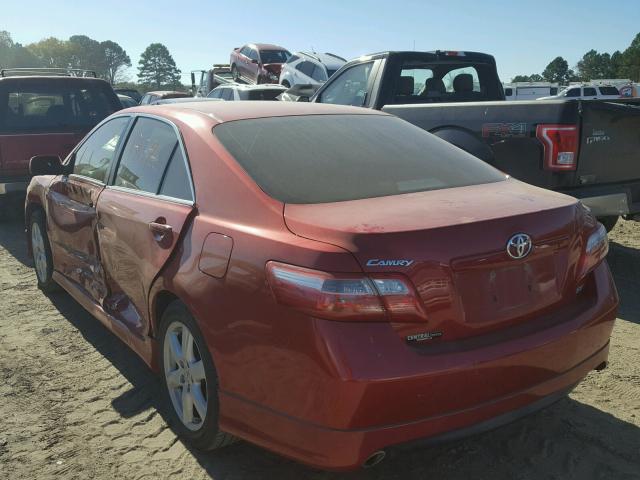 4T1BK46K67U035157 - 2007 TOYOTA CAMRY NEW RED photo 3