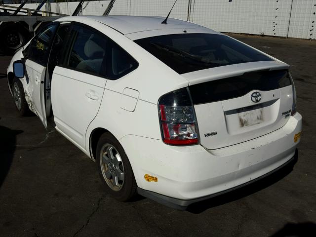 JTDKB20U740103861 - 2004 TOYOTA PRIUS WHITE photo 3