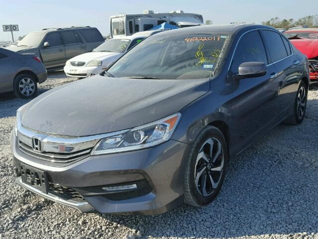 1HGCR2F71GA179352 - 2016 HONDA ACCORD EX GRAY photo 2