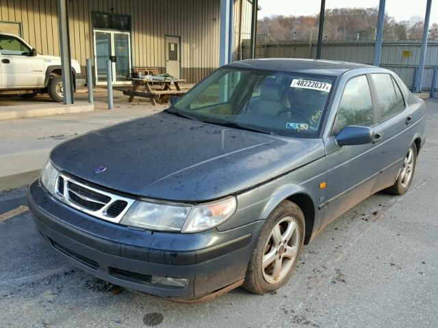 YS3EF45E8X3080777 - 1999 SAAB 9-5 SE BLUE photo 2