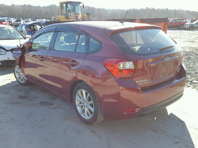 JF1GPAC60E8223007 - 2014 SUBARU IMPREZA PR RED photo 3