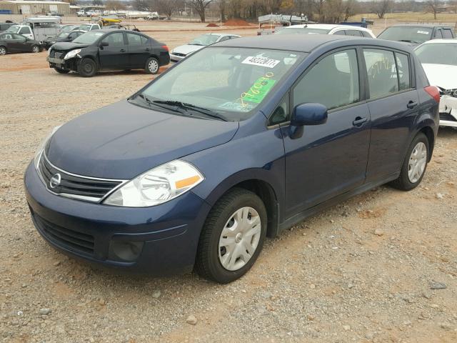 3N1BC1CP4CK296090 - 2012 NISSAN VERSA S BLUE photo 2