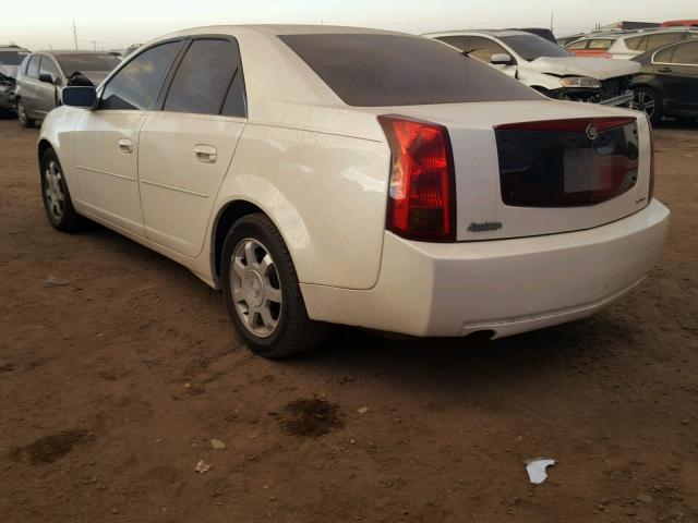 1G6DM577340105727 - 2004 CADILLAC CTS WHITE photo 3