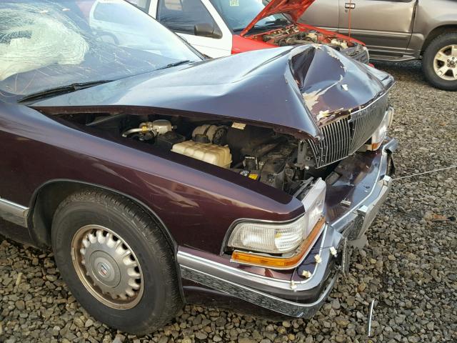 1G4BN52P2SR400217 - 1995 BUICK ROADMASTER PURPLE photo 9