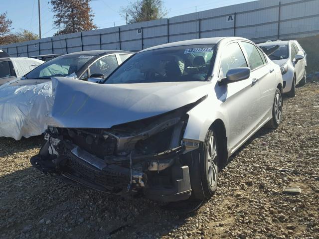 1HGCR2F31DA193969 - 2013 HONDA ACCORD LX SILVER photo 2