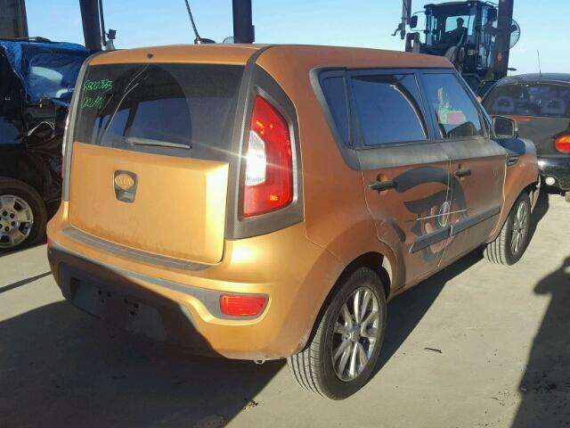 KNDJT2A68C7371414 - 2012 KIA SOUL + ORANGE photo 4