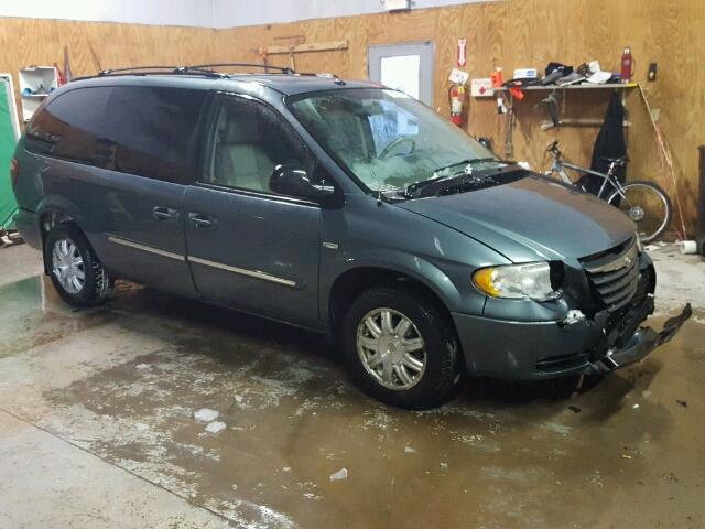 2A4GP54L87R230956 - 2007 CHRYSLER TOWN & COU BLUE photo 1