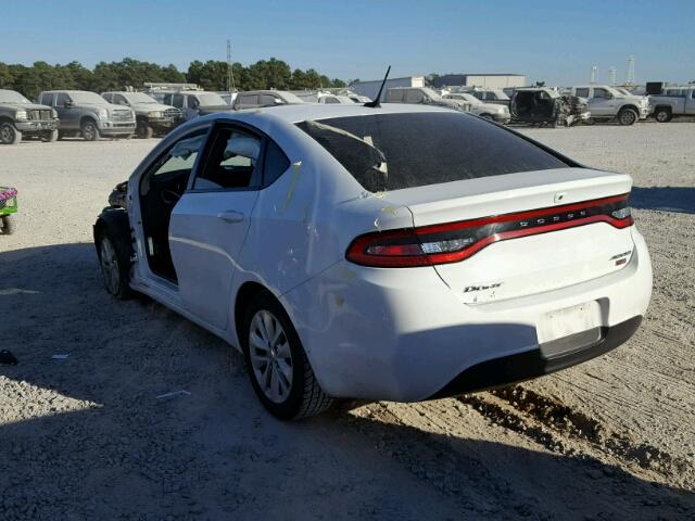 1C3CDFDH2FD123390 - 2015 DODGE DART SE AE WHITE photo 3