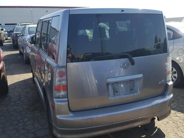 JTLKT324064102485 - 2006 TOYOTA SCION XB Plata foto 3
