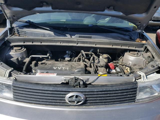 JTLKT324064102485 - 2006 TOYOTA SCION XB Plata foto 7