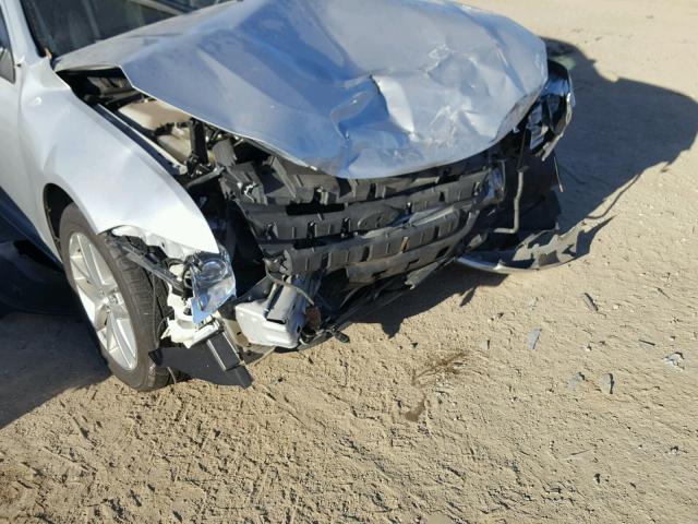 3FAHP0JG8AR288156 - 2010 FORD FUSION SEL SILVER photo 9