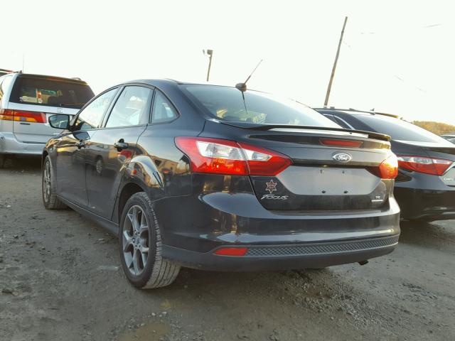 1FADP3F27DL153234 - 2013 FORD FOCUS SE BLACK photo 3