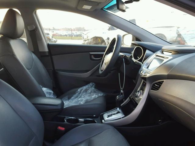 5NPDH4AE9CH107843 - 2012 HYUNDAI ELANTRA GL GRAY photo 5