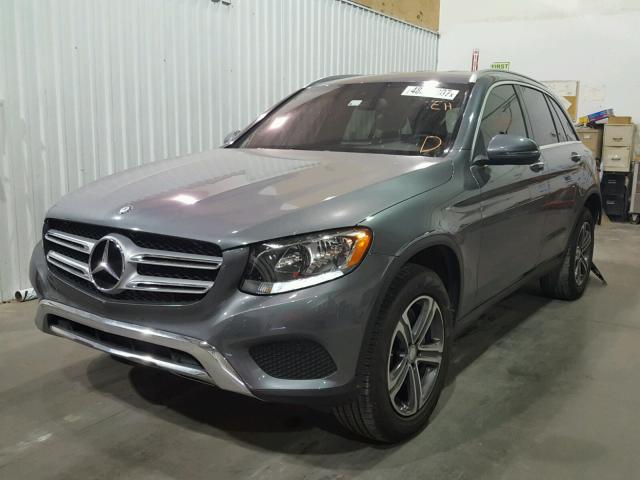 WDC0G4JB4HF131549 - 2017 MERCEDES-BENZ GLC 300 GRAY photo 2