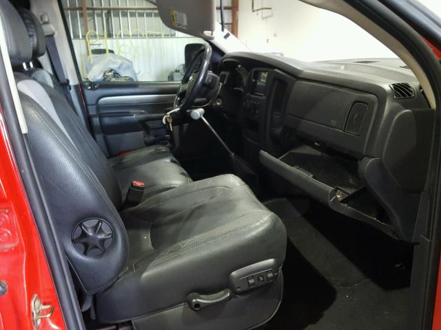3D7KR28D55G778417 - 2005 DODGE RAM 2500 S Qırmızı foto 5