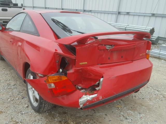 JTDDY32T210037278 - 2001 TOYOTA CELICA GT- RED photo 9