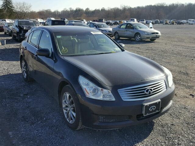 JNKBV61F68M260423 - 2008 INFINITI G35 BLACK photo 1