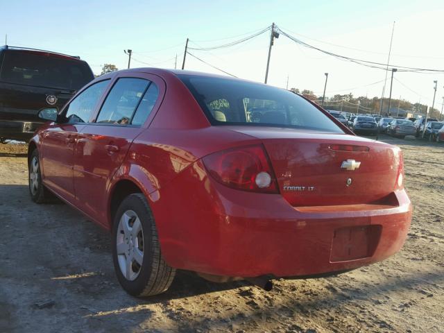 1G1AL55FX77274533 - 2007 CHEVROLET COBALT LT RED photo 3