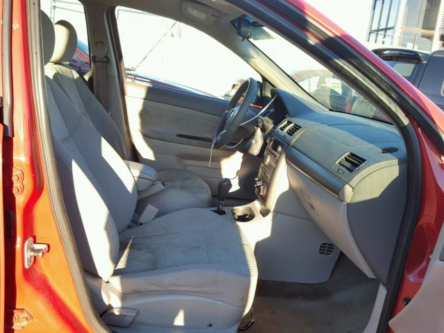 1G1AL55FX77274533 - 2007 CHEVROLET COBALT LT RED photo 5